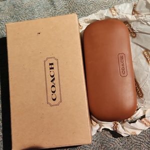 Coach eyeglass case large